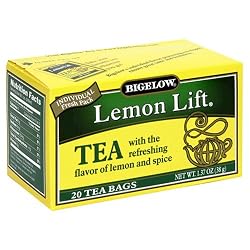 Bigelow Lemon Lift Tea, 20-Count Boxes (Pack of 6)