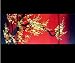 Abstract Art Sunset Asian Plum Blossom Oil Painting 143