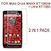 DROID MAXX / Ultra XT1080 Glass Screen Protector, [3 Pack] AnoKe(0.3mm 9H 2.5D) Best Tempered Glass Screen Protector Film Shield Guard For Motorola XT1080, Glass 3Pack New