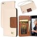 iPhone 5c Case,by HiLDA,Wallet Case,PU Leather Case,Credit Card Holder,Flip Cover Case[Brown] for iPhone 5C Only