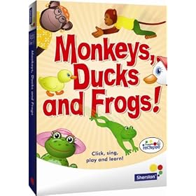 Monkeys, Ducks and Frogs - fun counting CD-ROM from Sherston for ages 3 to 5