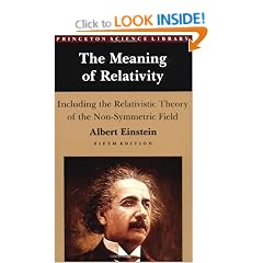 Meaning of Relativity (Princeton Science Library)