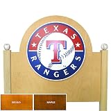 Sports Furniture Texas Rangers Full Headboard (Maple)
