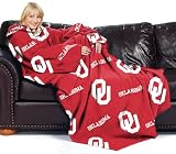 Oklahoma Sooners Adult Comfy Throw Blanket with Sleeves
