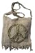 Hemp Peace Sign Sling Bag - Green