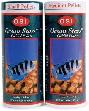 Ocean Star International AOSI1126 6.69-Ounce Pellet Marine Fish Food, Small