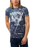 BIAGGIO Camiseta Manga Corta (Azul Marino)