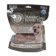 AKC Smoked Porkhide with Chicken Jerky Dog Treats (Pack of 25 5-Inch Treats)
