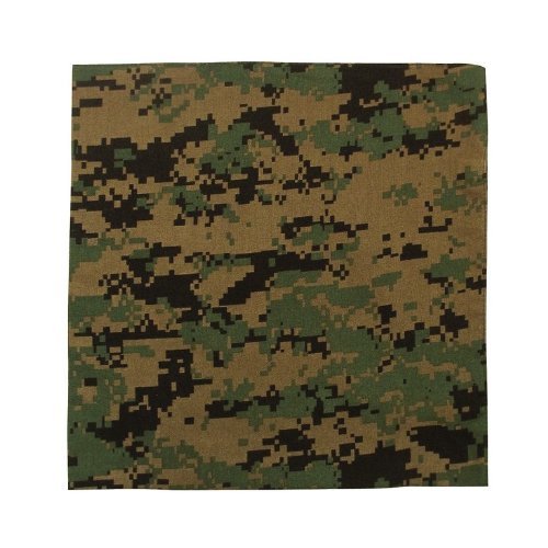 Digital Woodland Camouflage Bandana (22