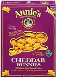 Annies Homegrown Cheddar Bunnies Baked Snack Crackers, Original, 12-Ounce Boxes (Pack of 12)