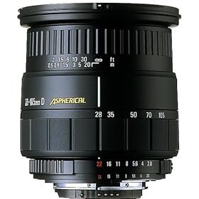 Sigma 28-105mm f/2.8-4.0 Aspherical Lens for Konica Minolta SLR Cameras