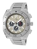 Le Chateau Men's Sports Dinamica Collection with Chrono and Military-Time Watch #5404M_GR&BLK