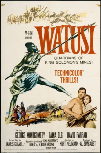 Watusi 1959 ORIGINAL MOVIE