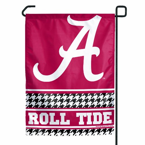 NCAA Alabama Crimson Tide "Hounds-tooth" Garden Flag at Amazon.com