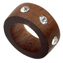 CZ & Wood Ring Sizes: 5-9
