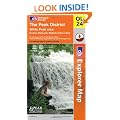 The Peak District (OS Explorer Map): White Peak area. Buxton, Bakewell, Matlock & Dove Dale. Showing part of the Peak National Park, Pennine Bridleway, High Peak Trail and Tissington Trail