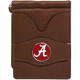 NCAA Alabama Crimson Tide Brown Leather Billfold Wallet