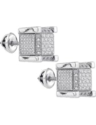 0.18CT-DIA MICRO-PAVE EARRING
