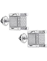0.18CT-DIA MICRO-PAVE EARRING