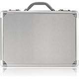 Solo 17.3" Laptop Attach&eacute;, Hard-sided with Combination Locks, Silver, AC100-10