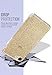 Smartish iPhone 8/7 Clear Case - PureView for iPhone 8/7 [Ultra Slim Fit Protective Clear Cover] (Silk) - Goldilocks