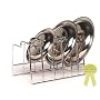 Organize It All 1617 Chrome Lid Rack Organizer