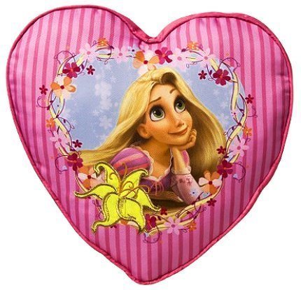 Disney Tangled Rapunzel Heart Shaped Pillow