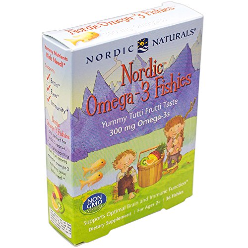 Nordic Naturals - Nordic Omega-3 Fishies, Supports Optimal Brain and Immune Function, 36 Count (FFP) Nordic Naturals - Nordic Omega-3 Fishies, Supports Optimal Brain and Immune Function, 36 Count (FFP)