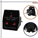 Reisestecker Adapter UK-Deutschland BLACK UK Adapter - STECKDOSENADAPTER von UK ENGLAND auf deutsche Steckdose 220V