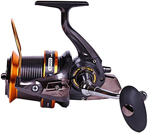 Sougayilang Spinning Fishing Reel 13bb Lj9000 4.11:1 Left Right Metal Wire Cup Fishing Line Wheel