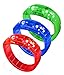 Fun Central 12 Pack - LED Bangle Bracelets for Adults & Kids - Assorted Colors