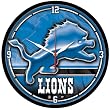 Detroit Lions NFL Round Wall Clock