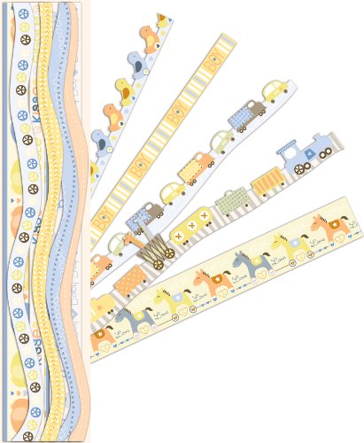 KandCompany Itsy Bitsy Baby Boy Adhesive Borders 