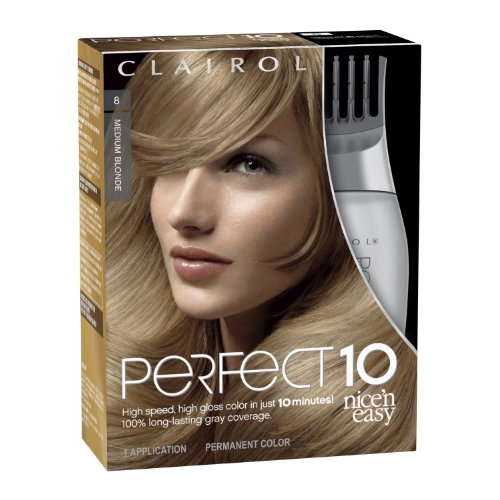 Clairol Nice 'n Easy Perfect 10 Medium Blonde 008 (3 Pack)