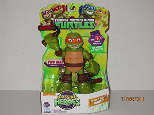 Nickelodeon TMNT Bundle Teenage Mutant Ninja Turtles Pre-Cool Half Shell Heroes 6in Donatello Talking Turtles Figure, for Stocking Stuffers, Easter Basket Fillers, Birthdays and other Special Events
