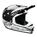 Thor Girls Quadrant Motocross Helmet Black/White Medium