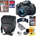 Canon EOS Rebel T5i 18.0 MP CMOS Digital Camera with EF-S 18-55mm f/3.5-5.6 IS STM Zoom Lens + 7pc Bundle 32GB Accessory Kit