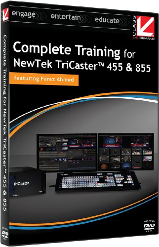 Class on Demand: Complete Training for NewTek TriCaster 455 and 855 Educational Training Tutorial DVD-ROM On Sale