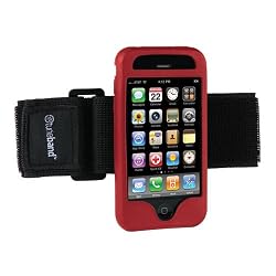 Tuneband for iPhone 3G and iPhone 3GS, Grantwood Technology's Armband, Silicone Skin, and Screen Protector, Assorted Colors