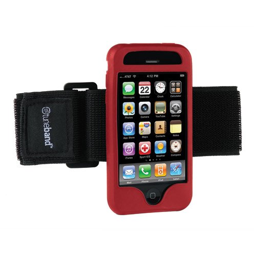 Tuneband, Grantwood Technology's Armband, Silicone Skin, and Screen Protector for iPhone 3G and new iPhone 3GS, NEW! Updated Design, Assorted Colors