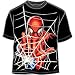 Search : Spiderman JUMBO WEB Marvel Comics Adult Black Tee T-shirt