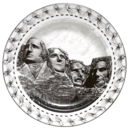 PTS America 222 Fifth Slice of Life Mount Rushmore 7-3 4-inch Salad Plate by PTS America