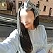 Fashion Sweet Korean Style Big Bowknot Hair Band Bow Headband Hair Accessory Grey