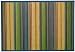 Laser Printed Split Bamboo Striped 3' x 5' Veranda Rug