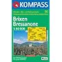Kompass Karten, Brixen/Bressanone: Wander- und Bike- Skitourenkarte