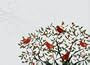 Festive Birds Deluxe Holiday Boxed Cards (Christmas Cards, Holiday Cards, Greeting Cards)