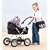 Silver Cross Ranger Junior Dolls Pram 'Techno Fuschia' Fabric