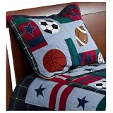 Pem America Sports Twin Quilt Set
