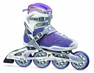 Fila Damen Inlineskate Plume X-Wrap 90 Lady, Lila/Magenta, 5, 010614068