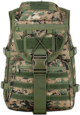 65L Large outdoor hiking backpack travel shoulder bag waterproof tactical military bag in Jungle Digital